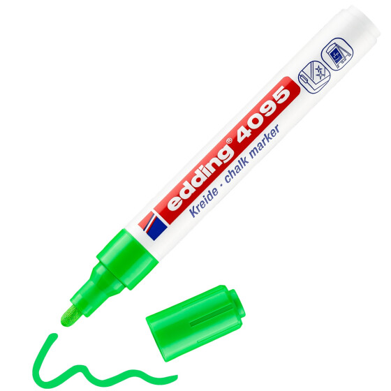 Kreidemarker 4095 Rundspitze 2-3 mm - hellgrün