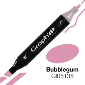 GRAPHIT Marker mit Rund- / Keilspitze Alkohol-basiert, Farbe: Bubblegum (5135)