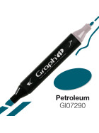 GRAPHIT Marker mit Rund- / Keilspitze Alkohol-basiert, Farbe: Petroleum (7290)