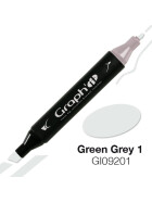 GRAPHIT Marker mit Rund- / Keilspitze Alkohol-basiert, Farbe: Green Grey 1 (9201)