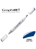 Layoutmarker Brush & extra fine GRAPHIT 7185 - Indigo