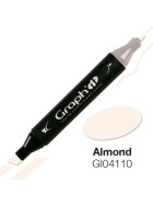 GRAPHIT Marker mit Rund- / Keilspitze Alkohol-basiert, Farbe: Almond 4110
