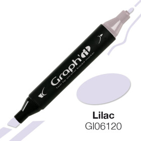 GRAPHIT Marker mit Rund- / Keilspitze Alkohol-basiert, Farbe: Lilac (6120)