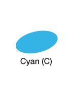 GRAPHIT Marker mit Rund- / Keilspitze Alkohol-basiert, Farbe: Cyan (7150)