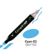 Layoutmarker GRAPHIT Farbe 7150 - Cyan