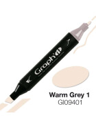GRAPHIT Marker mit Rund- / Keilspitze Alkohol-basiert, Farbe: Warm Grey 1 9401