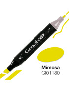 GRAPHIT Marker mit Rund- / Keilspitze Alkohol-basiert, Farbe: Mimosa (1180)