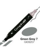 GRAPHIT Marker mit Rund- / Keilspitze Alkohol-basiert, Farbe: Green Grey 7 9207
