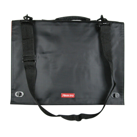 Tasche für Zeichenplatte A4 schwarz/rot