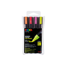 Marker POSCA PC-5M mittelfein Rundspitze 1,8-2,5 mm - 4er...