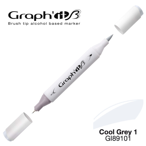 Layoutmarker GRAPHIT Sketch Brush & extra fine  9101 - Cool Grey 1