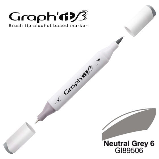 Layoutmarker GRAPHIT Sketch Brush & extra fine  9506 - Neutral Grey 6