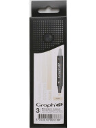 GRAPHIT Marker mit Rund- / Keilspitze Alkohol-basiert, 3er Set - Skin