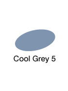 GRAPHIT Marker mit Rund- / Keilspitze Alkohol-basiert, Farbe: Cool Grey 5 (9105)
