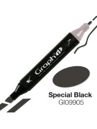 GRAPHIT Marker mit Rund- / Keilspitze Alkohol-basiert, Farbe: Special Blac 9905