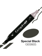 GRAPHIT Marker mit Rund- / Keilspitze Alkohol-basiert, Farbe: Special Blac (9905)