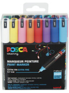 Marker POSCA PC-1MR extra-feine kalibrierte Spitze 0,7 mm - 16er Set sortiert