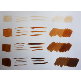 GRAPHIT Set of 4 Brush-Liners - 4 Brauntöne