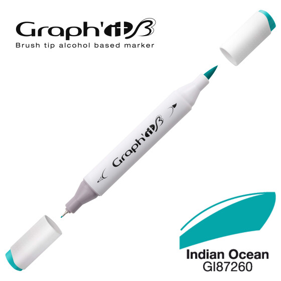 Layoutmarker GRAPHIT Sketch Brush & extra fine  7260 - Indian Ocean