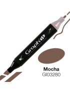 GRAPHIT Marker mit Rund- / Keilspitze Alkohol-basiert, Farbe: Mocha (3280)