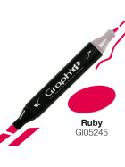 GRAPHIT Marker mit Rund- / Keilspitze Alkohol-basiert, Farbe: Ruby (5245)