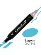 GRAPHIT Marker mit Rund- / Keilspitze Alkohol-basiert, Farbe: Lagoon (7145)