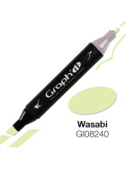 GRAPHIT Marker mit Rund- / Keilspitze Alkohol-basiert, Farbe: Wasabi (8240)