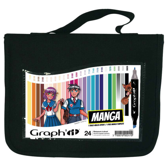 Layoutmarker GRAPHIT 24er Set - Manga