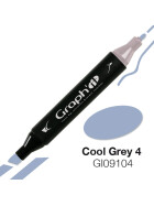 GRAPHIT Marker mit Rund- / Keilspitze Alkohol-basiert, Farbe: Cool Grey 4 (9104)