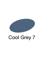 GRAPHIT Marker mit Rund- / Keilspitze Alkohol-basiert, Farbe: Cool Grey 7 (9107)