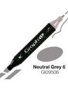 GRAPHIT Marker mit Rund- / Keilspitze Alkohol-basiert, Farbe: Neutral Grey 9506