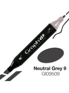 GRAPHIT Marker mit Rund- / Keilspitze Alkohol-basiert, Farbe: Neutral Grey (9509)
