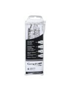 GRAPHIT 4er Set Pigmentliner Black (003 / 0.1  / 0.3 /  0.5 mm)