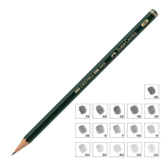 Bleistift Castell 9000 - 3B