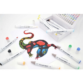 GRAPHIT Marker Brush & Extra Fine12er Set - Essential