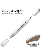 Layoutmarker Brush & extra fine GRAPHIT 9408 - Warm Grey 8