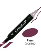 GRAPHIT Marker mit Rund- / Keilspitze Alkohol-basiert, Farbe: Plum (6160)