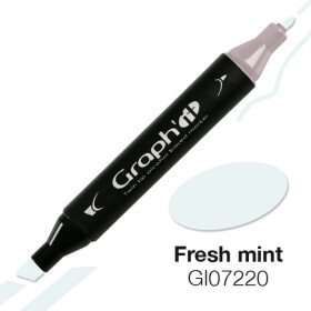 GRAPHIT Marker mit Rund- / Keilspitze Alkohol-basiert, Farbe: Fresh mint (7220)