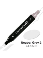 GRAPHIT Marker mit Rund- / Keilspitze Alkohol-basiert, Farbe: Neutral Grey (9502)