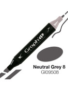 GRAPHIT Marker mit Rund- / Keilspitze Alkohol-basiert, Farbe: Neutral Grey 9508