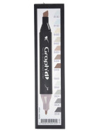 Layoutmarker GRAPHIT 12er Set - Mix Greys
