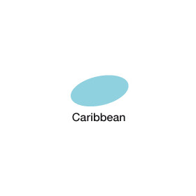 GRAPHIT Marker mit Rund- / Keilspitze Alkohol-basiert, Farbe: Caribbean (7140)
