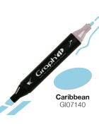 GRAPHIT Marker mit Rund- / Keilspitze Alkohol-basiert, Farbe: Caribbean (7140)