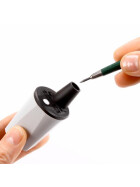 Minenspitzdose 301 mit Walzenfräser, für 2 mm Minen