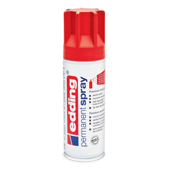 Permanent Spray 200ml - verkehrs-rot seidenmatt RAL 3020