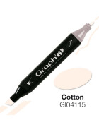 GRAPHIT Marker mit Rund- / Keilspitze Alkohol-basiert, Farbe: Cotton 4115