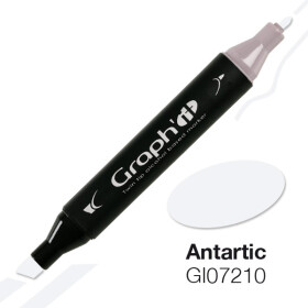 GRAPHIT Marker mit Rund- / Keilspitze Alkohol-basiert, Farbe: Antartic (7210)