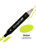 GRAPHIT Marker mit Rund- / Keilspitze Alkohol-basiert, Farbe: Anise 8250