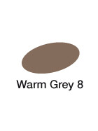 GRAPHIT Marker mit Rund- / Keilspitze Alkohol-basiert, Farbe: Warm Grey 8 (9408)