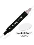 GRAPHIT Marker mit Rund- / Keilspitze Alkohol-basiert, Farbe: Neutral Grey (9501)